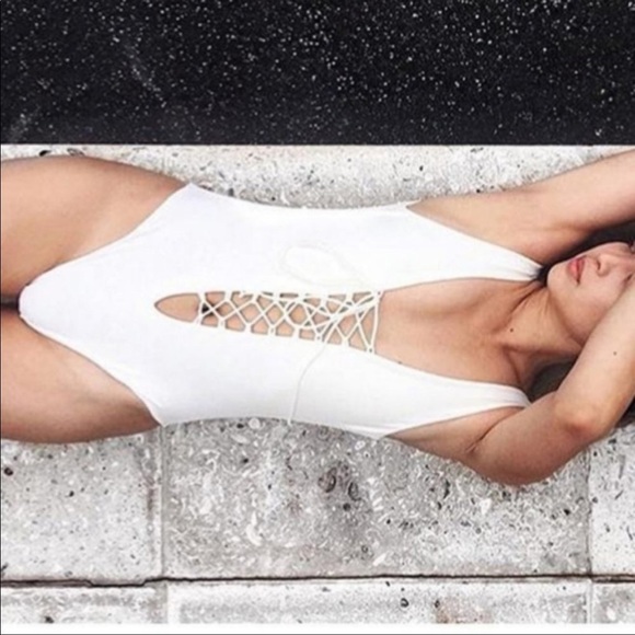 Onia Bridget One-Piece Swimsuit Geranium Medium - Picture 5 of 12